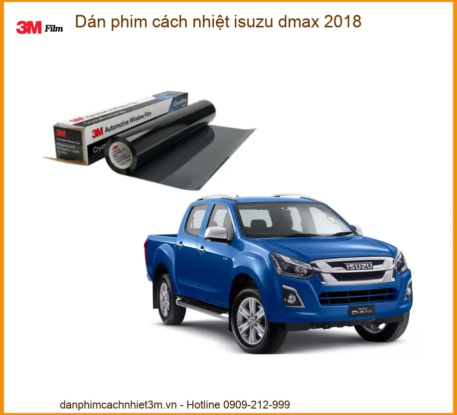 Dán Phim Cách Nhiệt Isuzu Dmax 2018 - Thi Công Chính Hãng, Uy Tín TPHCM