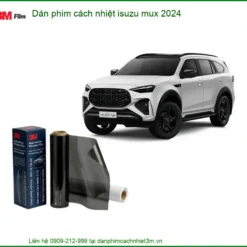 Dán phim cách nhiệt Isuzu Mu-X 2024 - Trung Tâm Thi Công Chính Hãng TPHCM