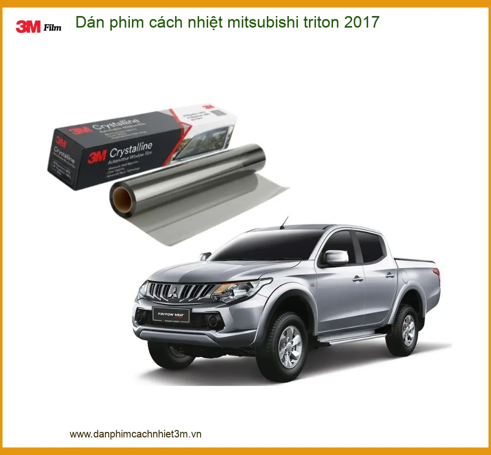 Dán Phim Cách Nhiệt Mitsubishi Triton 2017 - Trung Tâm Thi Công Chính Hãng TPHCM
