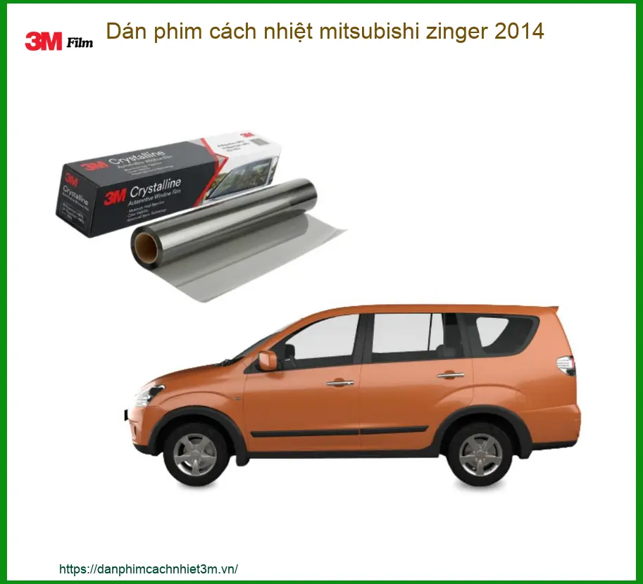 Dán Phim Cách Nhiệt Mitsubishi Zinger 2014 - Trung Tâm Thi Công Chính Hãng TPHCM