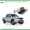 Dán Phim Cách Nhiệt Nissan Navara 2013 - Trung Tâm Thi Công Uy Tín TPHCM