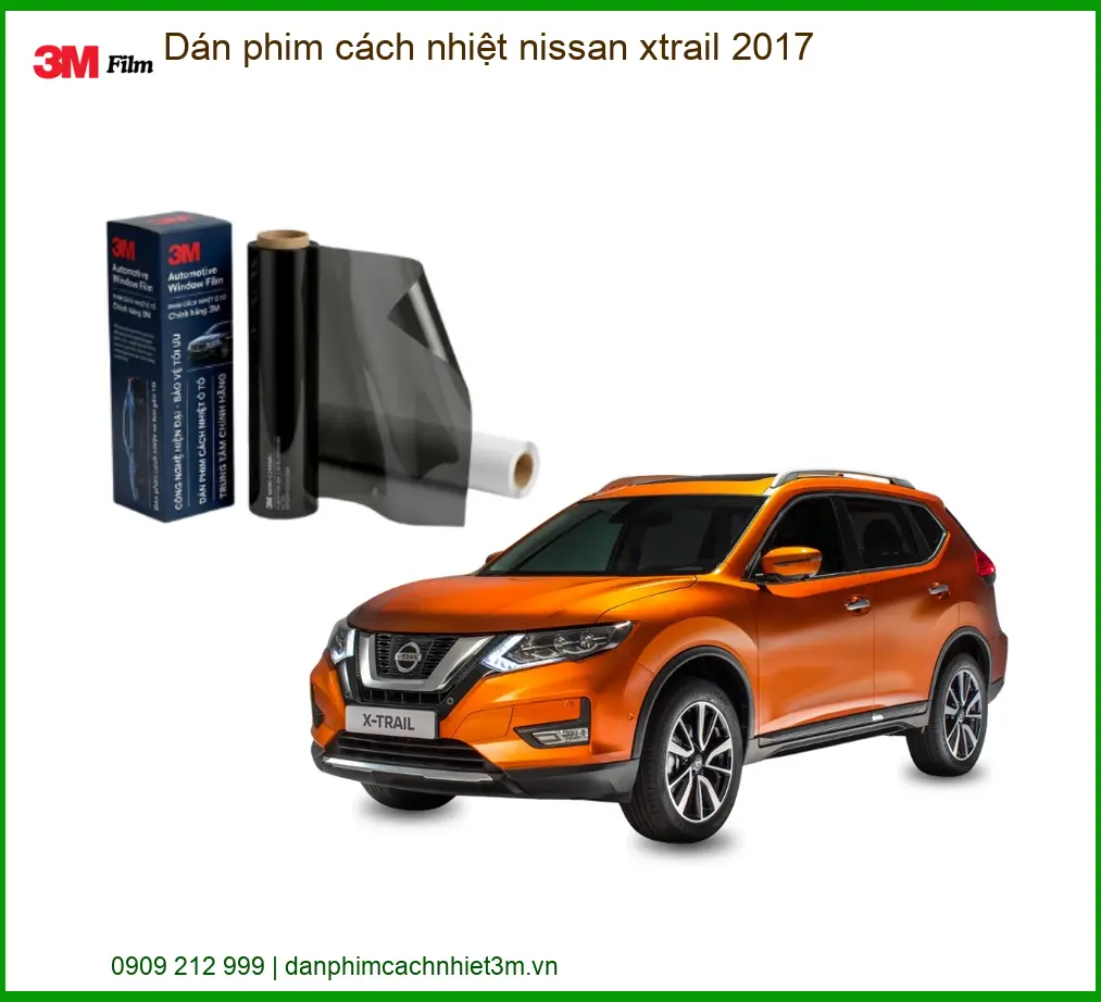 Dán Phim Cách Nhiệt Nissan Xtrail 2017 - Trung Tâm Thi Công Chính Hãng TPHCM