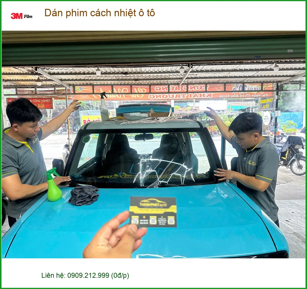 Anh Kiên dán phim cách nhiệt ô tô Suzuki Ertiga tại Hóc Môn ảnh thực tế 2