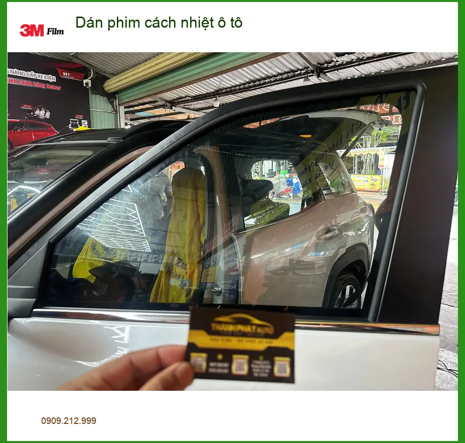 Anh Long dán phim cách nhiệt ô tô Hyundai Accent tại Quận 6 chuẩn bị nắng nóng ảnh thực tế 4