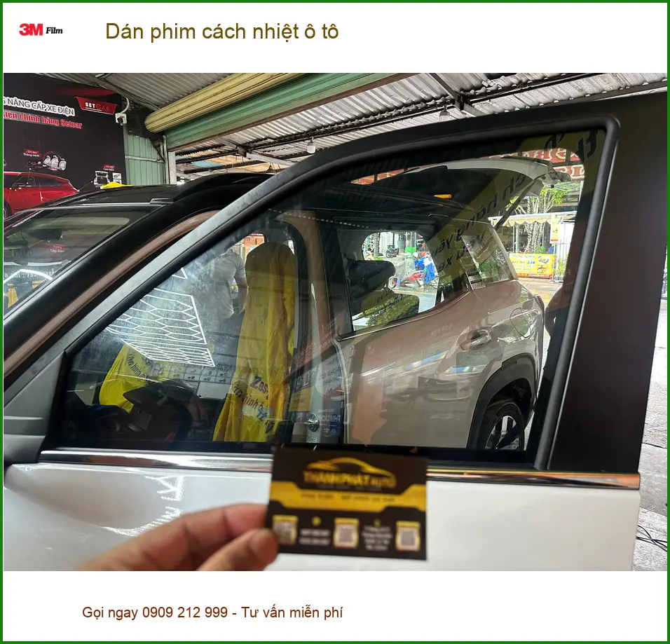 Anh Kiên dán phim cách nhiệt ô tô Hyundai Creta tại Quận 12 để chống nóng hiệu quả ảnh thực tế 3