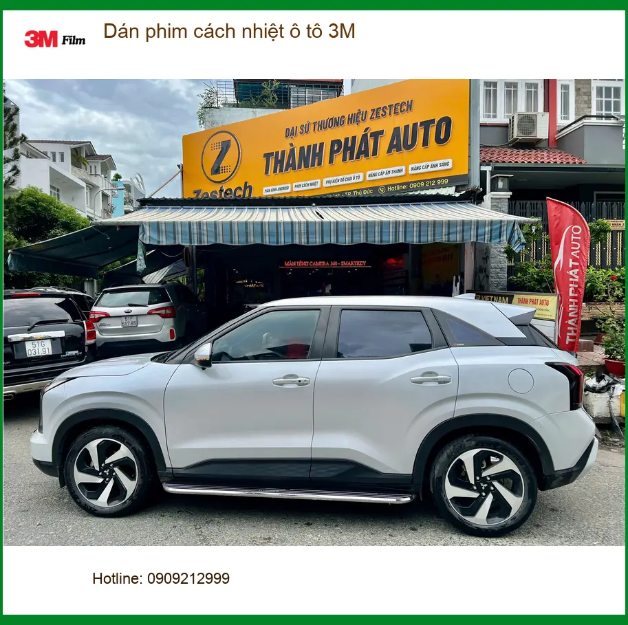 Anh Khải dán phim cách nhiệt 3M cho Hyundai Creta tại Củ Chi trước nắng hè gay gắt