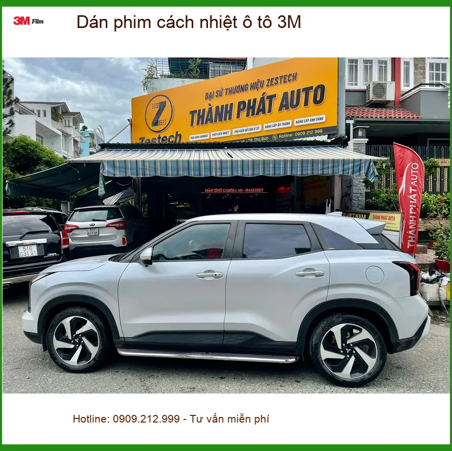 Anh Duy dán phim cách nhiệt 3M cho Mazda 3 tại Quận 2 chống nắng gắt ảnh thực tế 2