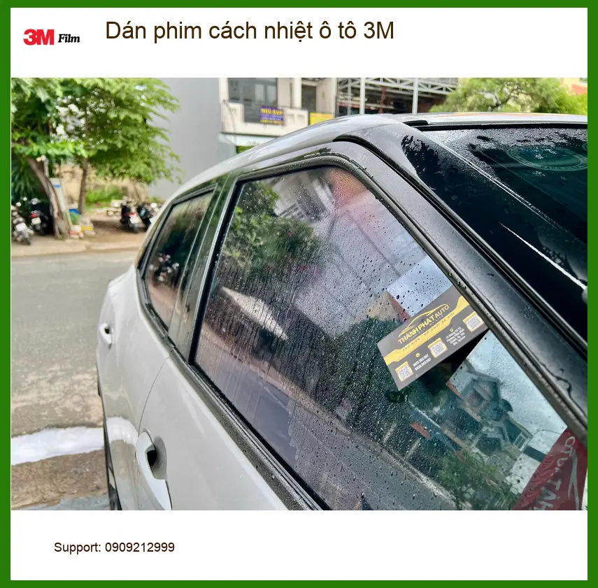Anh Tấn dán phim cách nhiệt 3M cho Hyundai Accent tại Quận 5 để chống nóng hiệu quả