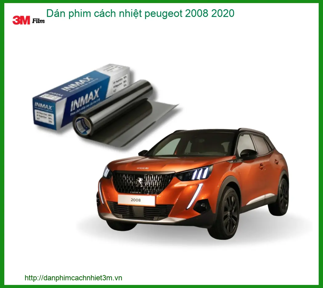 Dán Phim Cách Nhiệt Peugeot 2008 2020 - Trung Tâm Thi Công Chính Hãng TPHCM