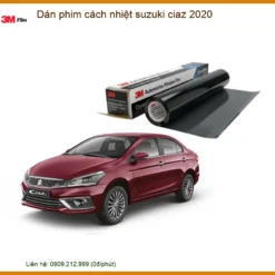 Dán Phim Cách Nhiệt Suzuki Ciaz 2020 - Trung Tâm Thi Công Chính Hãng TPHCM