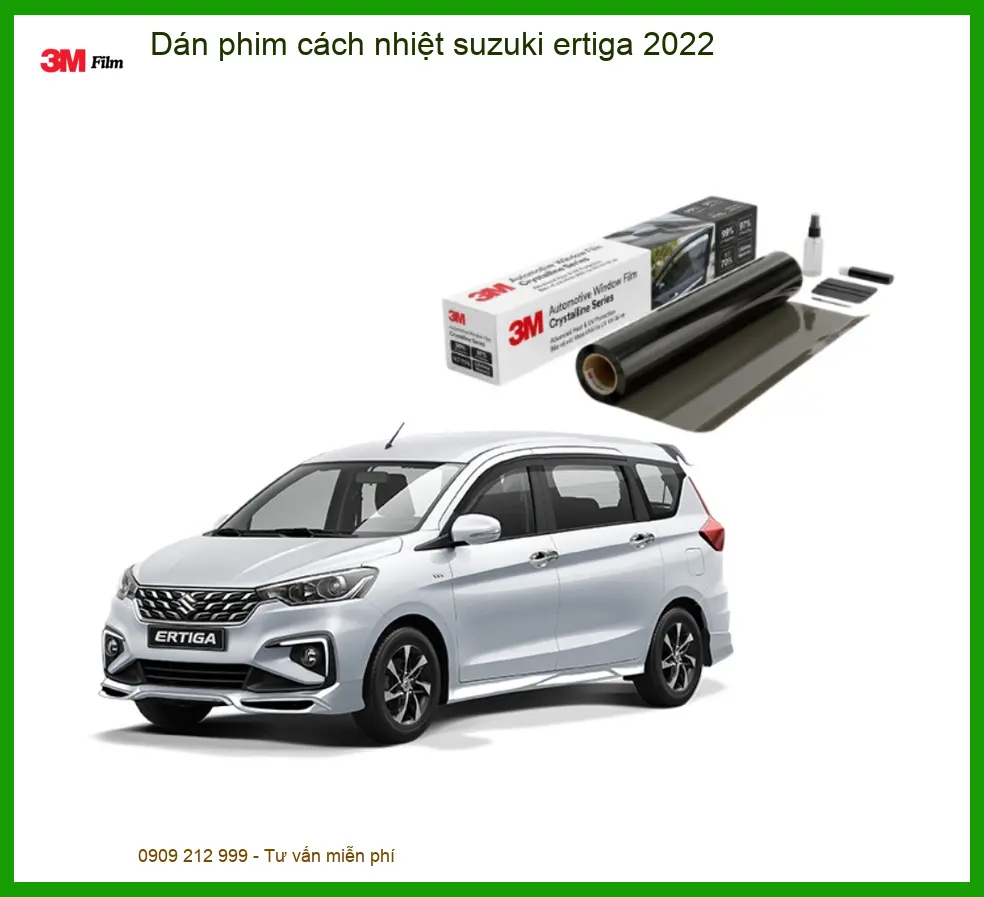 Dán Phim Cách Nhiệt Suzuki Ertiga 2022 - Trung Tâm Lắp Đặt Uy Tín TPHCM