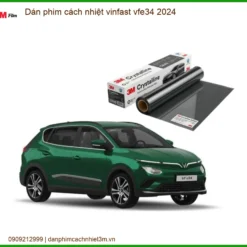 Dán Phim Cách Nhiệt VinFast VF e34 2024 - Trung Tâm Thi Công Chính Hãng TPHCM