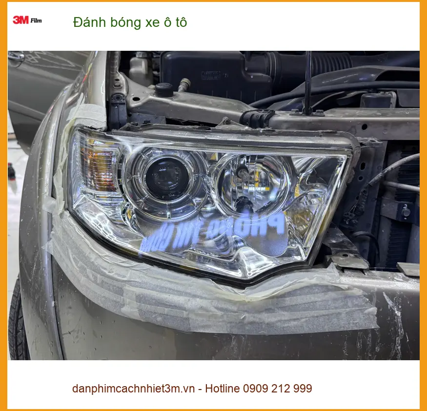 Dịch vụ đánh bóng xe ô tô Quận 12 uy tín cho chú Dũng sau chuyến công tác dài ảnh thực tế 2