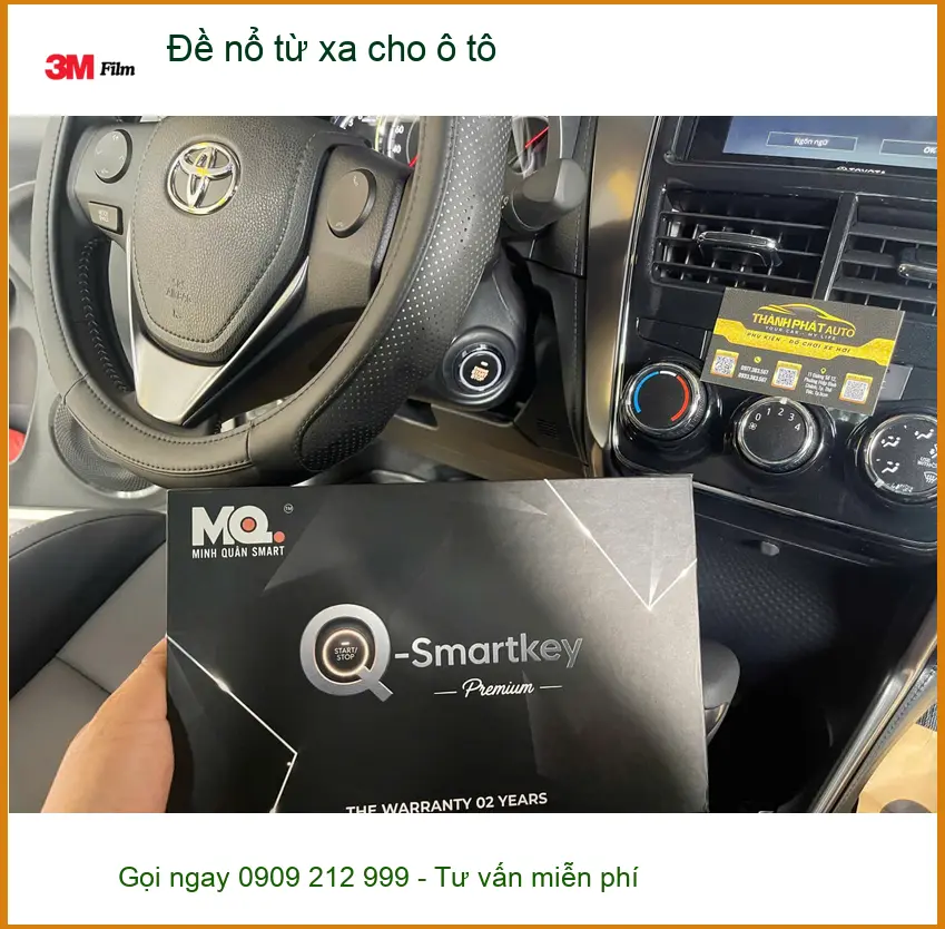 Cô Thoa lắp đề nổ từ xa cho VinFast Lux A2.0 tại Gò Vấp, không lo xe nóng
