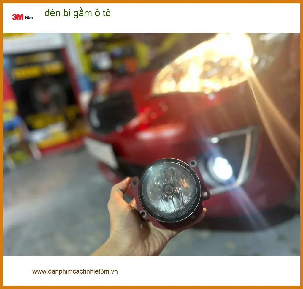 Anh Kiên độ đèn bi gầm ô tô Suzuki XL7 tại Quận 10 vì đèn nguyên bản không đủ sáng