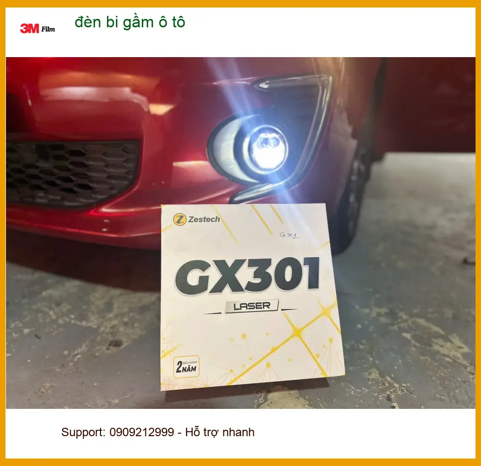 Anh Kiên độ đèn bi gầm ô tô Suzuki XL7 tại Quận 10 vì đèn nguyên bản không đủ sáng ảnh thực tế 2