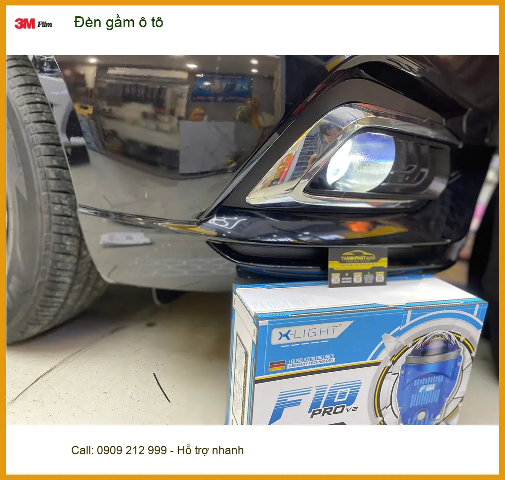 Anh Minh nâng cấp đèn gầm ô tô Hyundai Accent tại Quận 12 do đèn zin kém sáng