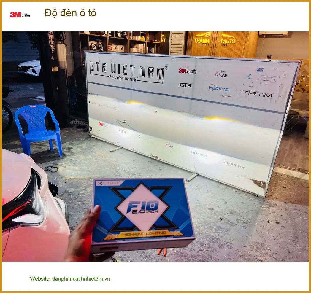Anh Đạt độ đèn ô tô cho Honda CRV tại Quận 1 vì đèn zin quá yếu khi đi đêm