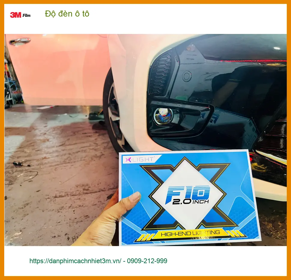 Anh Đạt độ đèn ô tô cho Honda CRV tại Quận 1 vì đèn zin quá yếu khi đi đêm ảnh thực tế 3