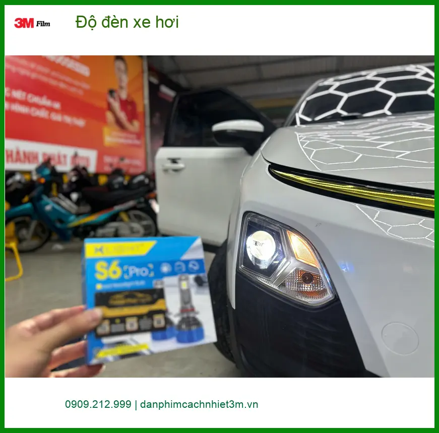 Bác Sơn độ đèn xe hơi cho Honda CR-V tại Quận 6 để tăng cường ánh sáng ban đêm ảnh thực tế 3