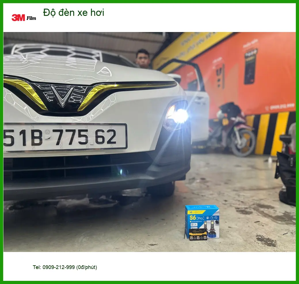 Anh Dũng độ đèn xe hơi Mazda CX-5 tại Quận 2 vì đèn zin không đủ sáng ảnh thực tế 2