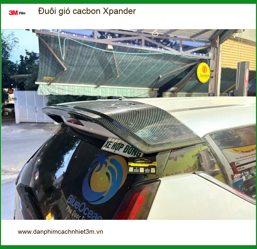 Anh Tuấn Khang lắp đuôi gió cacbon Xpander Quận 3 để xe thể thao hơn ảnh thực tế 2