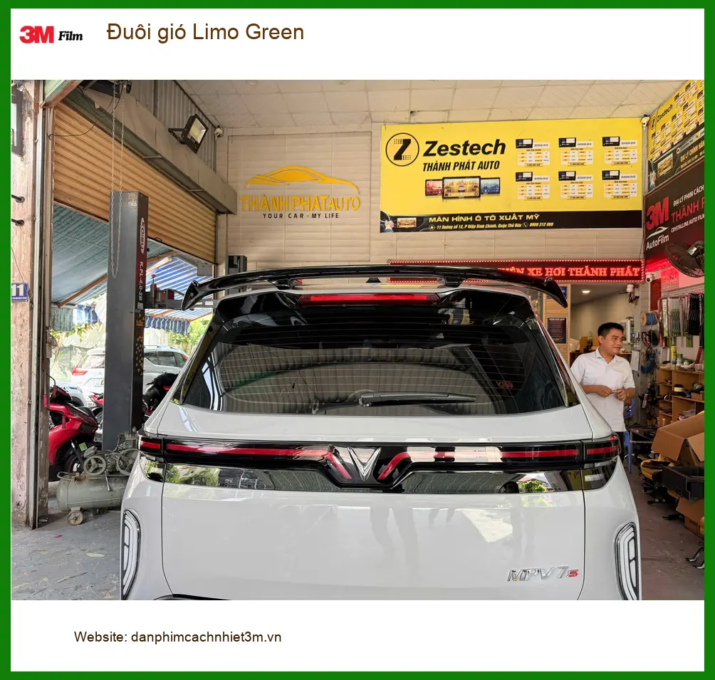 Anh Thanh lắp Đuôi gió Limo Green cho Hyundai Accent tại Quận 2 để nâng tầm diện mạo xe ảnh thực tế 2
