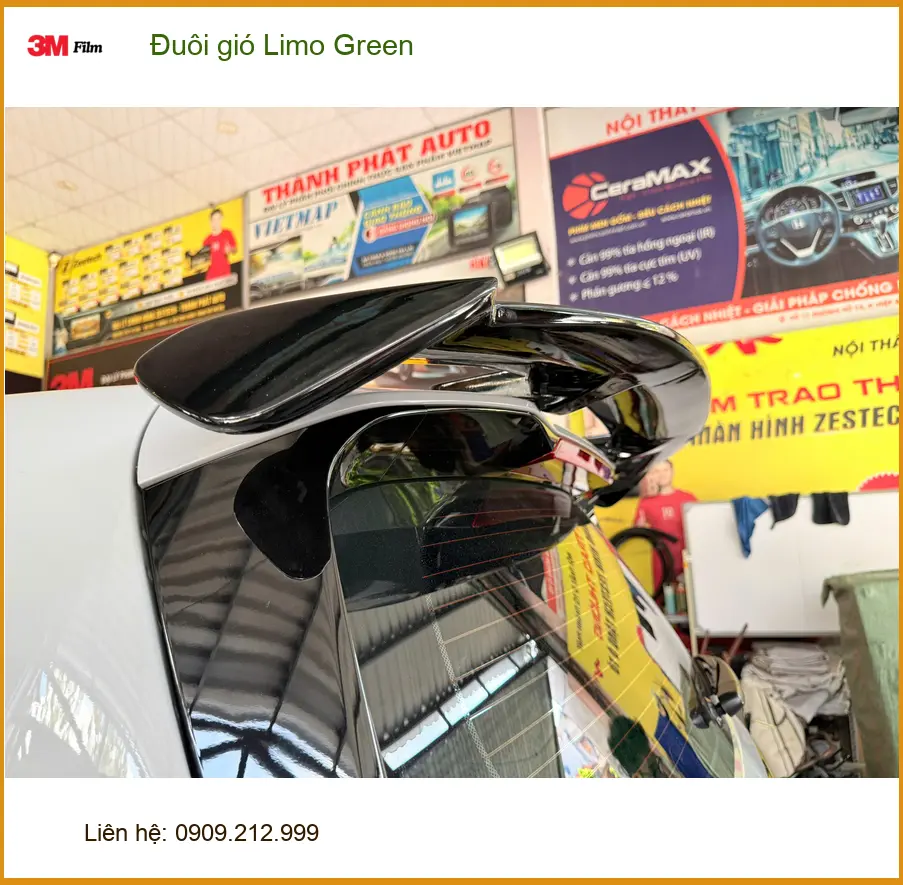 Anh Dũng lắp Đuôi gió Limo Green cho Hyundai Accent tại Phú Nhuận để xe cá tính ảnh thực tế 2