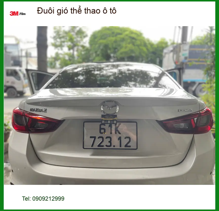 Anh Huy lắp đuôi gió thể thao ô tô cho Kia K3 tại Quận Bình Tân để xe trông ngầu hơn ảnh thực tế 2