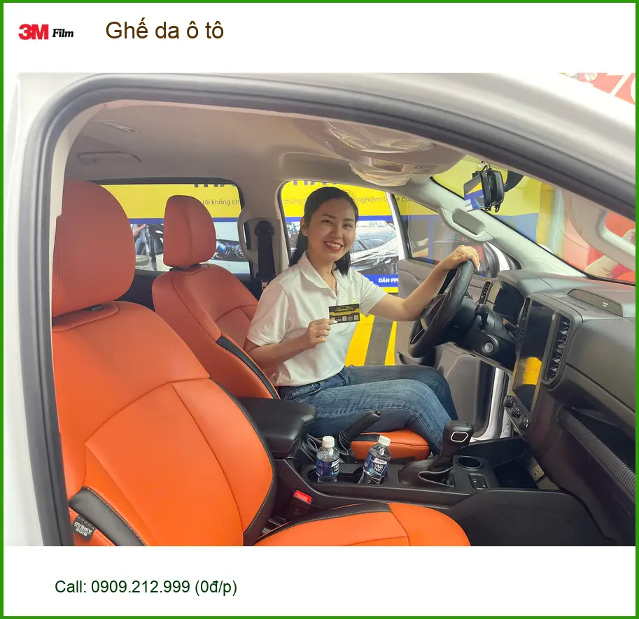 Chị Thảo bọc ghế da ô tô cho Hyundai Elantra tại Quận 2 để nội thất sang trọng hơn ảnh thực tế 2