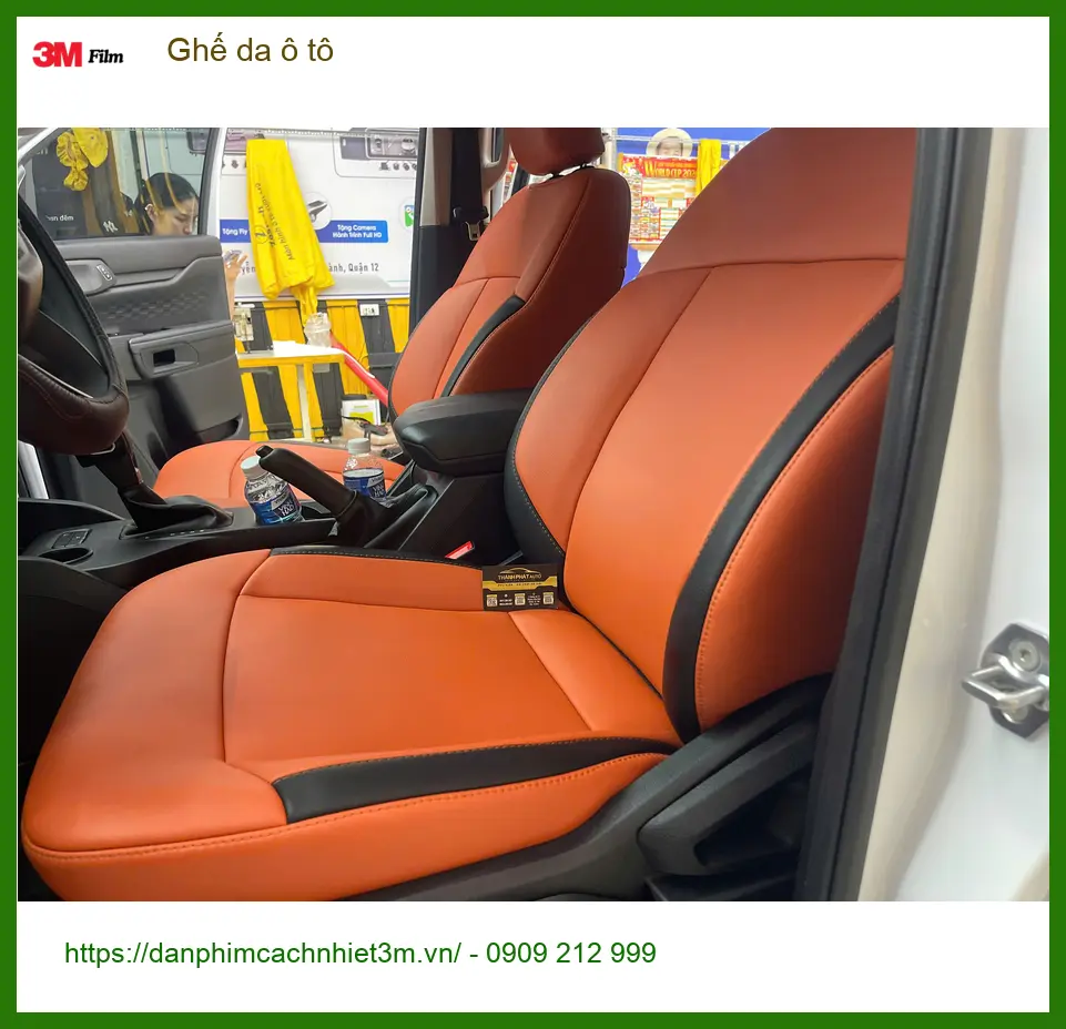 Chú Lực bọc ghế da ô tô cho Hyundai Santa Fe vì muốn nâng cấp không gian xe ở Thủ Đức ảnh thực tế 4