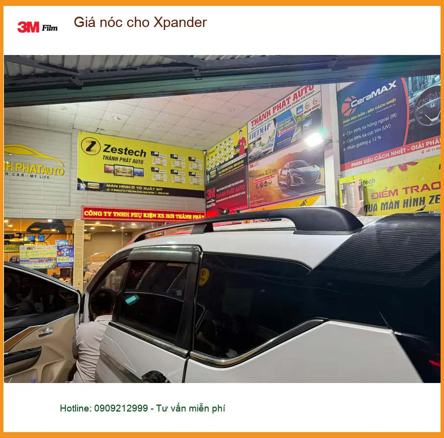 Anh Tuấn Kiệt lắp giá nóc cho Xpander tại Quận 6 để chở đồ đi cắm trại tiện lợi ảnh thực tế 3