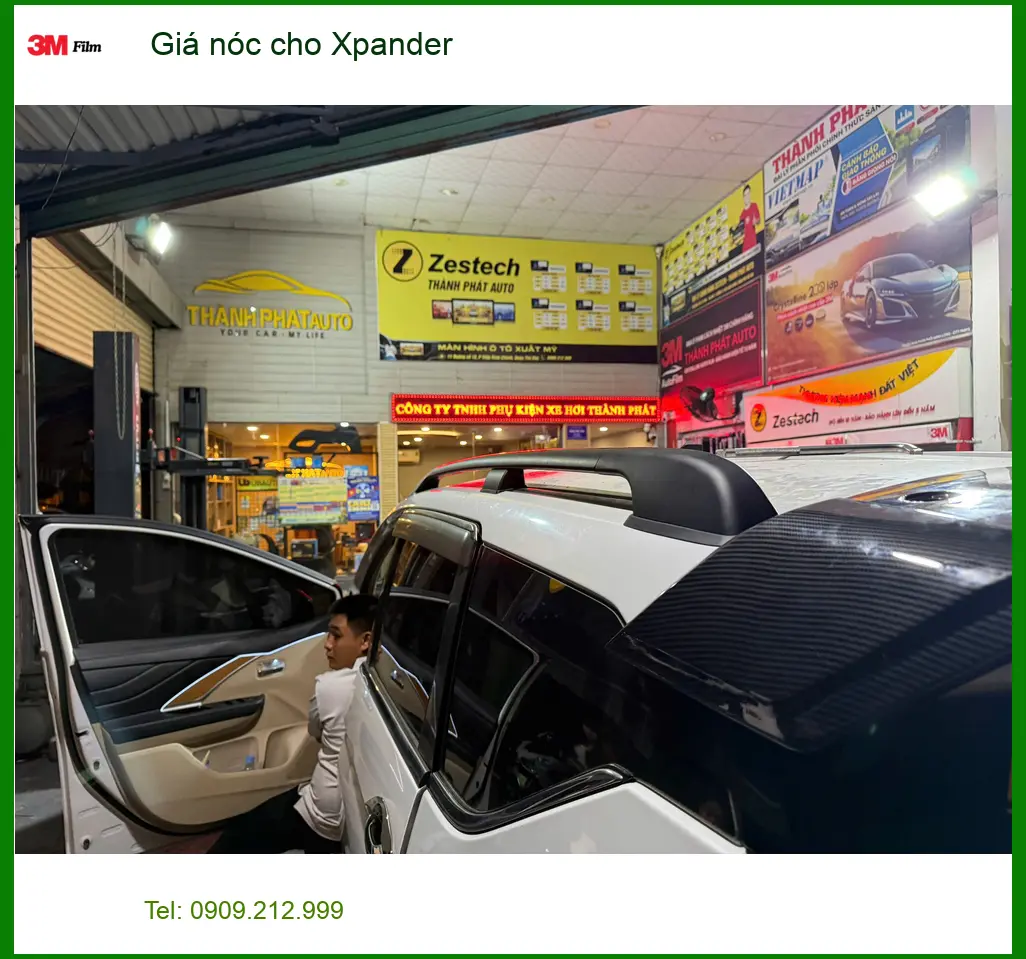 Chú Nhật lắp giá nóc cho Xpander tại Quận 10 vì cần chỗ chứa đồ cho chuyến đi dài ảnh thực tế 2