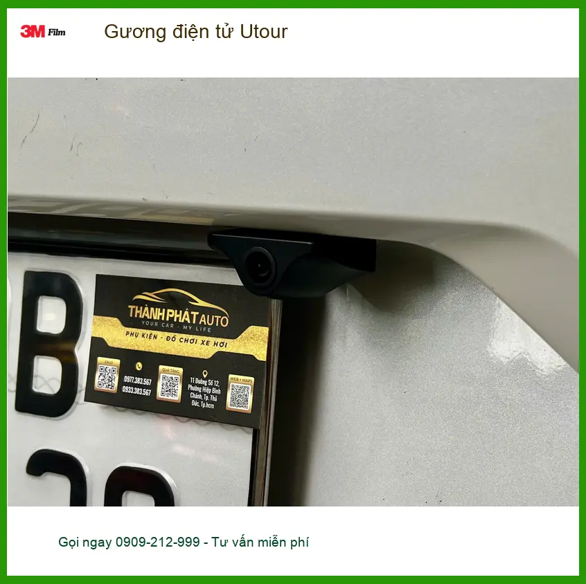 Anh Trường lắp Gương điện tử Utour cho Hyundai Accent tại Nhà Bè để cải thiện tầm nhìn ảnh thực tế 2