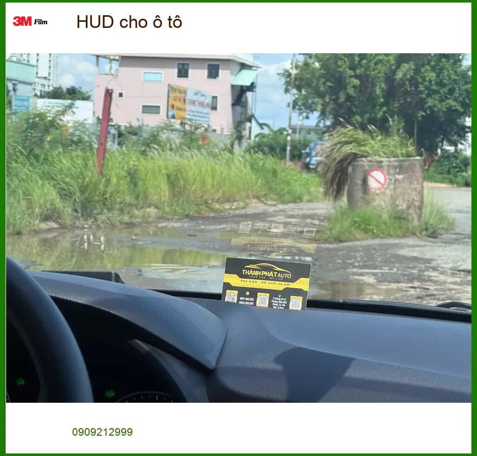 Chú Minh lắp HUD cho ô tô Hyundai Accent tại Quận Thủ Đức để lái xe an toàn hơn ảnh thực tế 3