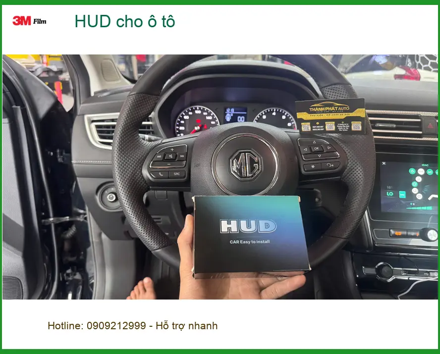 Chú Minh lắp HUD cho ô tô Hyundai Accent tại Quận Thủ Đức để lái xe an toàn hơn ảnh thực tế 5