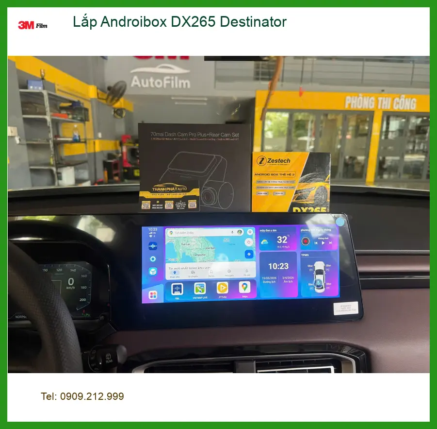Chị Thảo lắp Androibox DX265 Destinator cho Hyundai Accent tại Quận Phú Nhuận ảnh thực tế 2