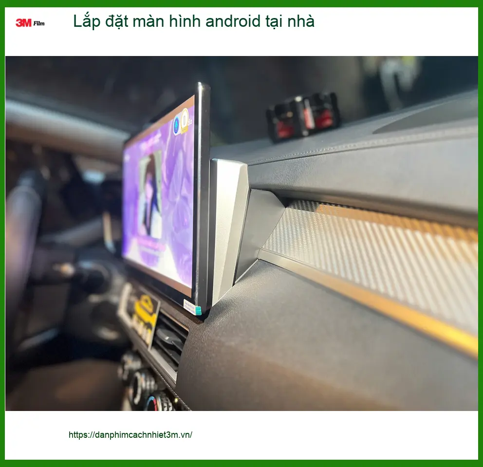 Anh Quốc Anh lắp màn hình android cho Honda HR-V tại nhà Quận Tân Phú vì bận công việc ảnh thực tế 3