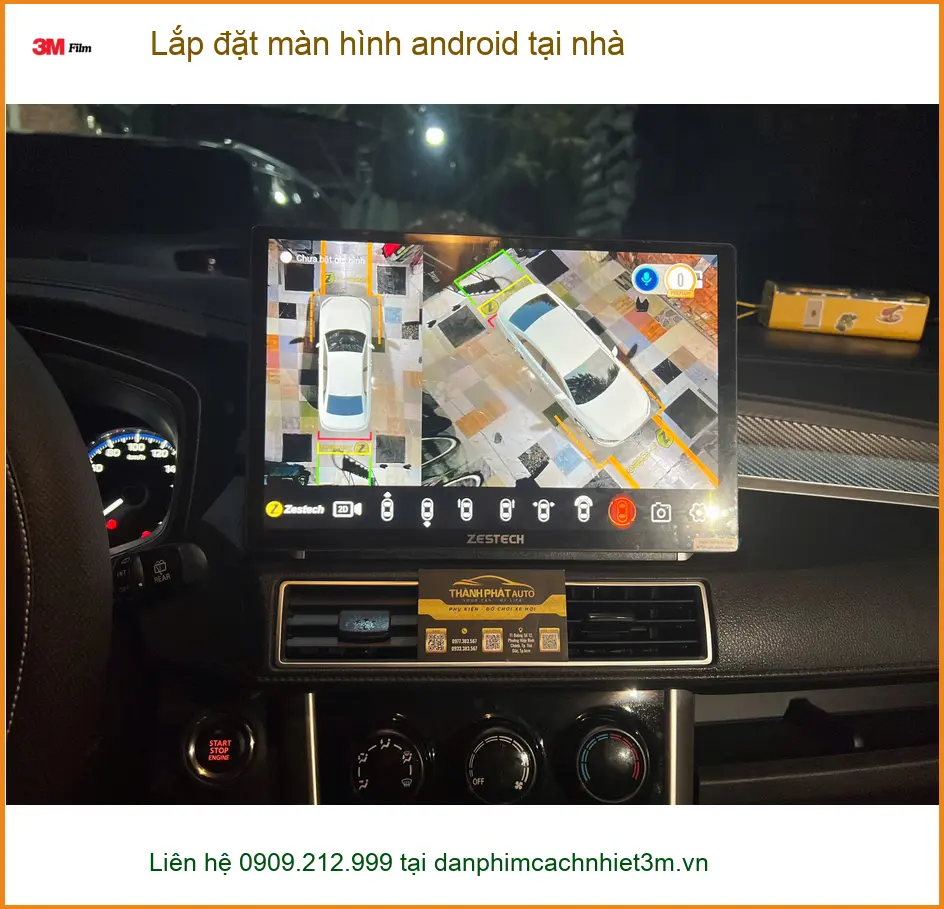 Anh Quốc Anh lắp màn hình android cho Honda HR-V tại nhà Quận Tân Phú vì bận công việc ảnh thực tế 4
