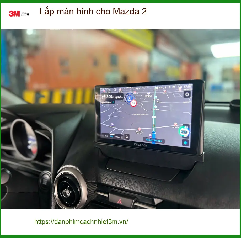 Chị Thu lắp màn hình Android cho Mazda 2 ở Hóc Môn để nâng tầm trải nghiệm lái ảnh thực tế 5