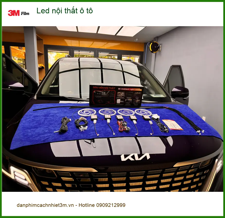 Anh Quốc Bảo độ Led nội thất ô tô cho Hyundai Creta tại Quận Gò Vấp tăng thẩm mỹ ảnh thực tế 2