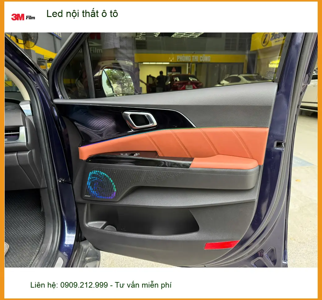 Anh Khải lắp Led nội thất ô tô Hyundai Creta tại Quận 2 để xe thêm nổi bật ảnh thực tế 4