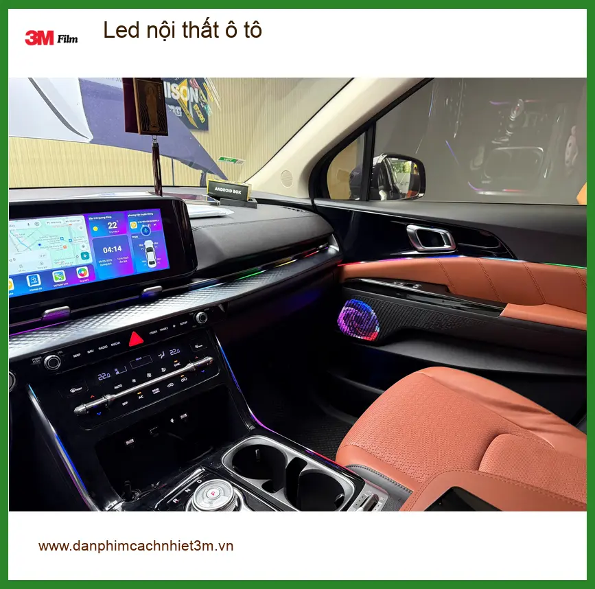 Anh Khải lắp Led nội thất ô tô Hyundai Creta tại Quận 2 để xe thêm nổi bật ảnh thực tế 5