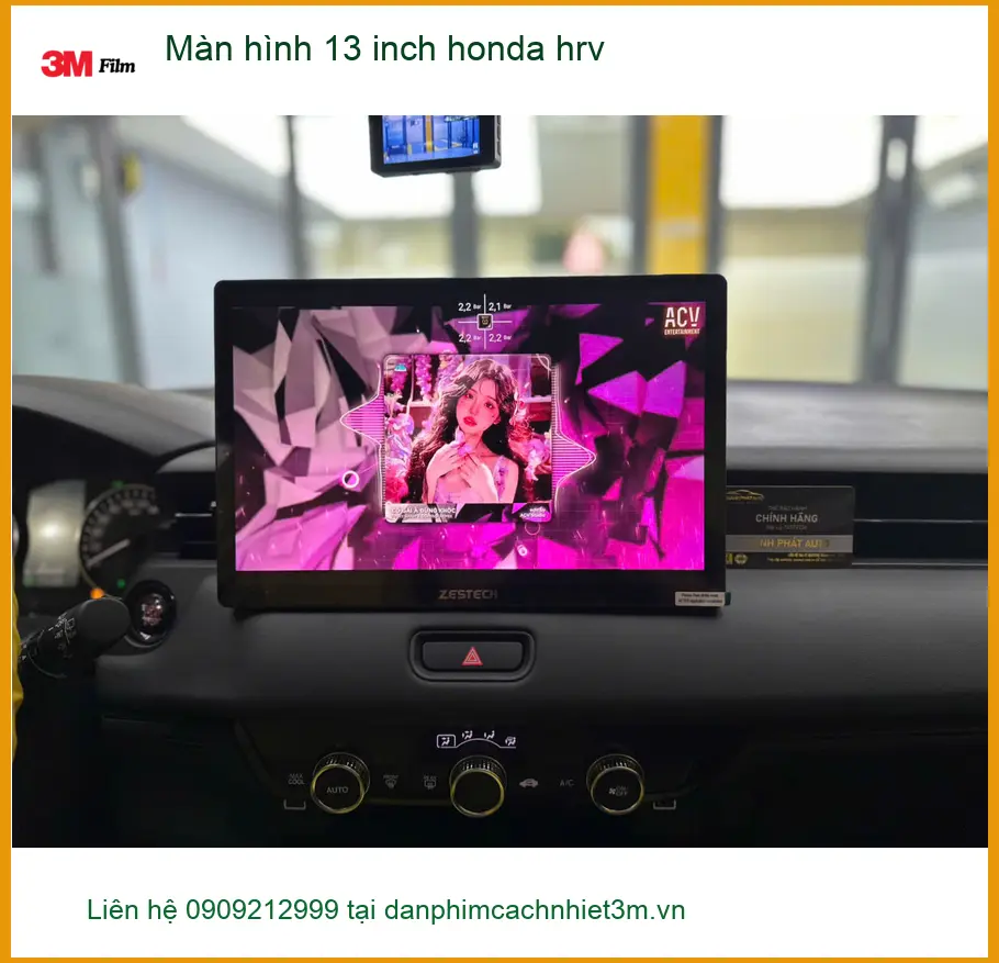 Anh Khải lắp màn hình 13 inch Honda HR-V Quận 9 xem bản đồ rõ hơn