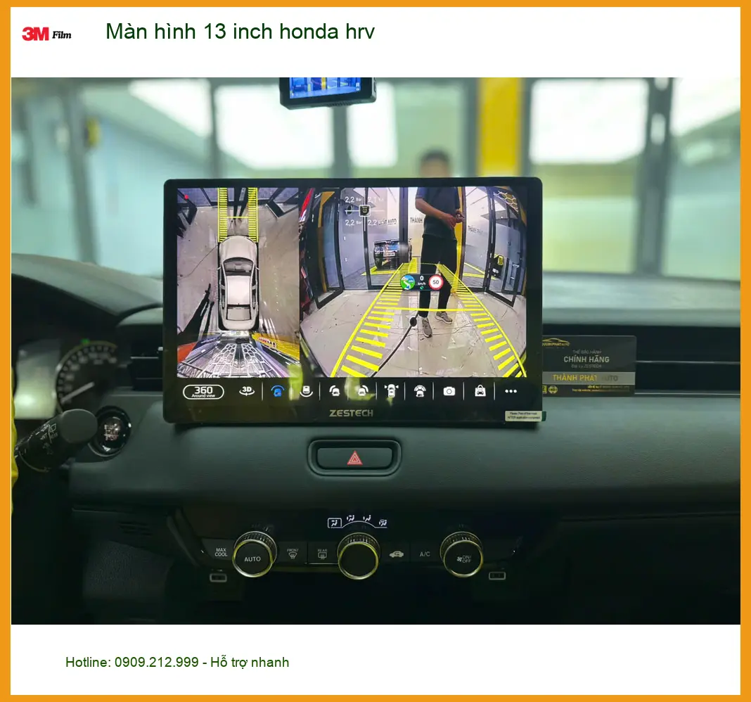 Anh Khang lắp Màn hình 13 inch Honda HR-V tại Quận 3, nâng tầm tiện ích ảnh thực tế 5