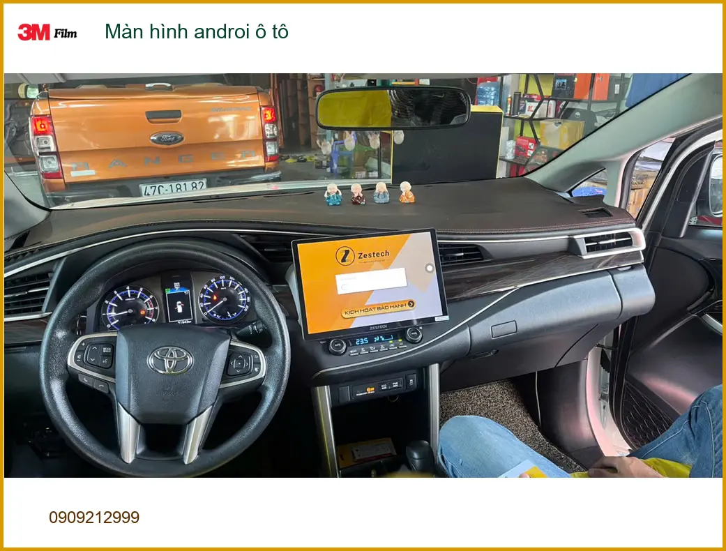 Anh Nam lắp màn hình Android ô tô Honda CRV tại Bình Chánh cho xe gia đình ảnh thực tế 2