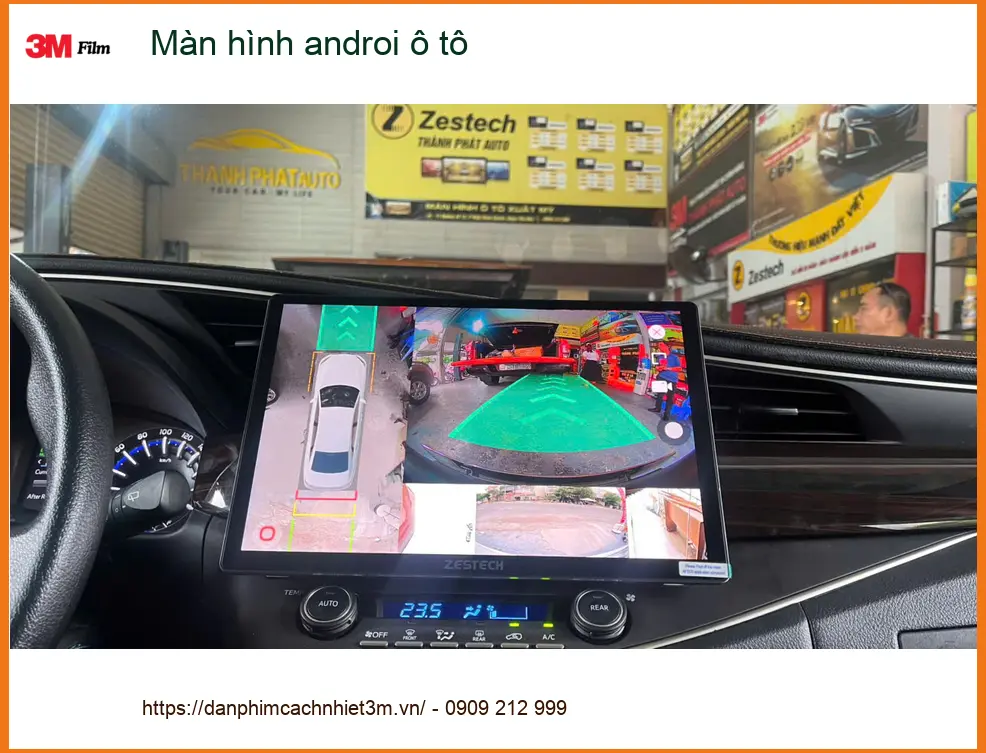 Anh Nam lắp màn hình Android ô tô Honda CRV tại Bình Chánh cho xe gia đình ảnh thực tế 5