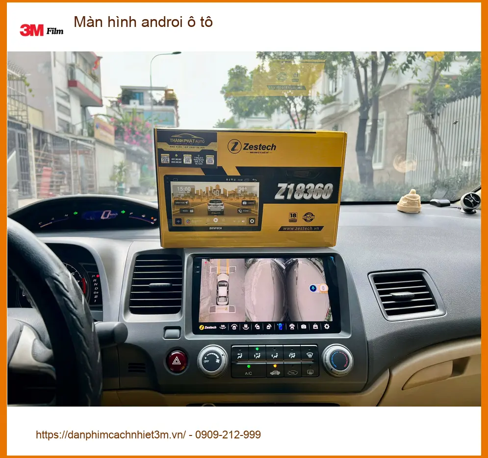 Chị Mai Anh lắp màn hình Android ô tô Hyundai Accent tại Quận 1 uy tín, giá tốt