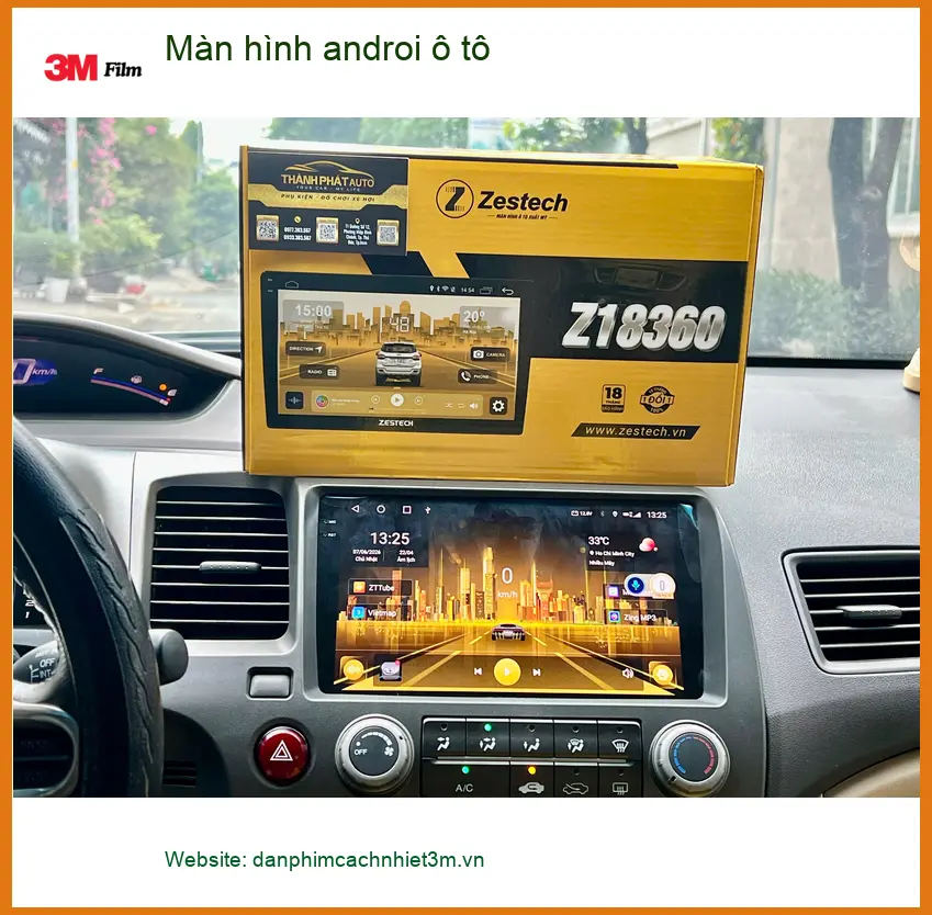 Chị Mai Anh lắp màn hình Android ô tô Hyundai Accent tại Quận 1 uy tín, giá tốt ảnh thực tế 3