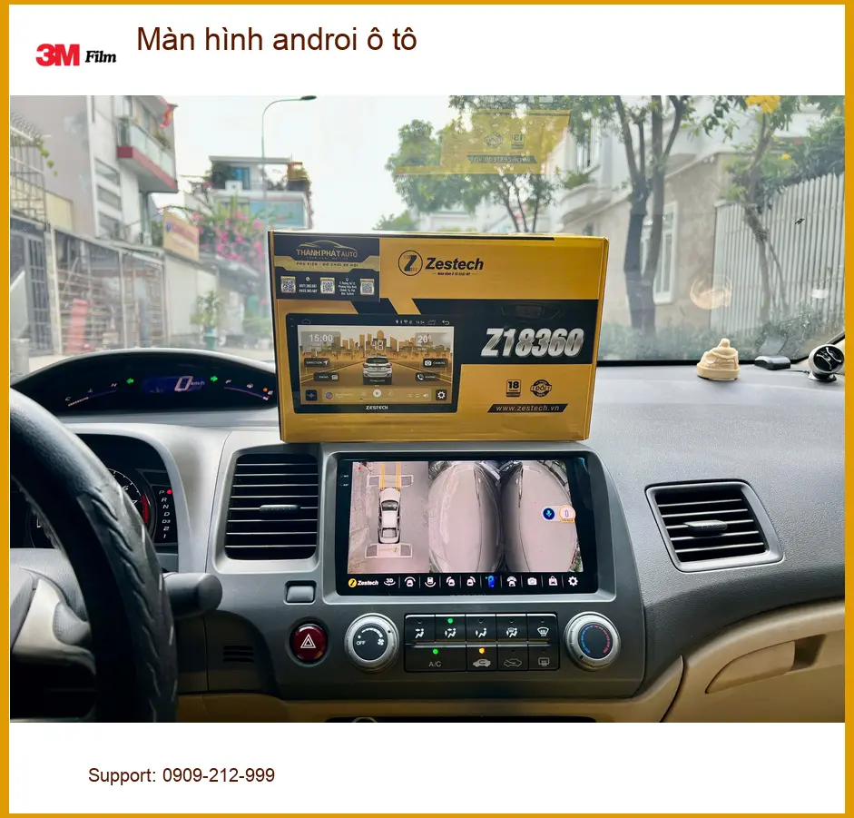 Chị Thảo nâng cấp màn hình Android ô tô cho Hyundai Kona ở Quận 7, tiện lợi hơn. ảnh thực tế 3